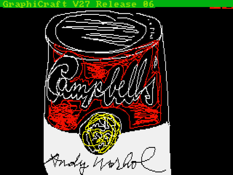 Illustration for article titled Andy Warhol's Lost Amiga Computer Art Rediscovered 30 Years On
